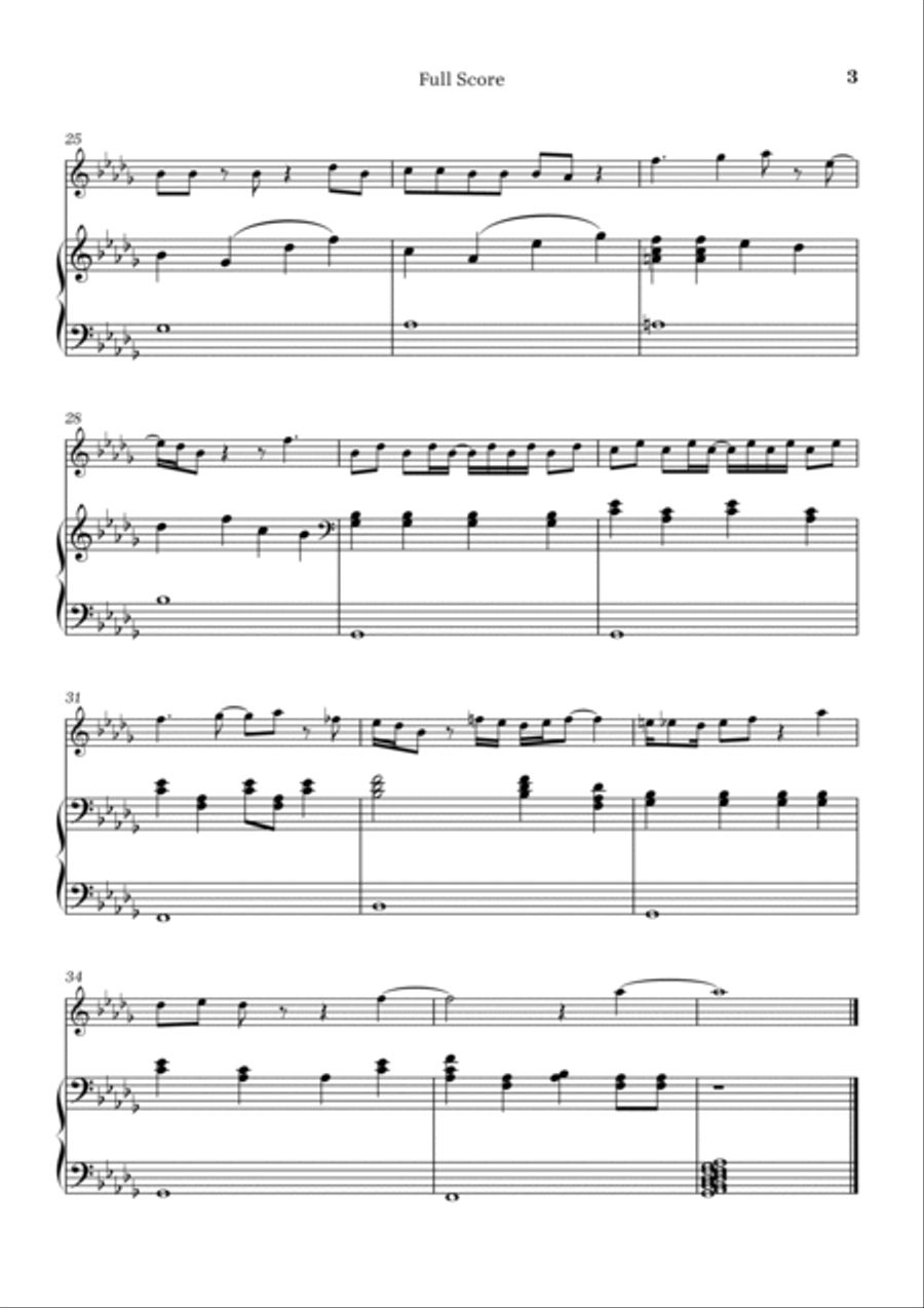 Peaches Flute Solo scores gallery preview page 3