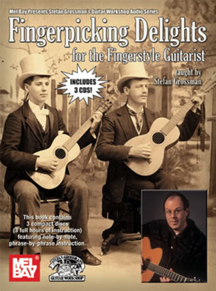 Book cover for Fingerpicking Delights for the Fingerstyle Guitarist
