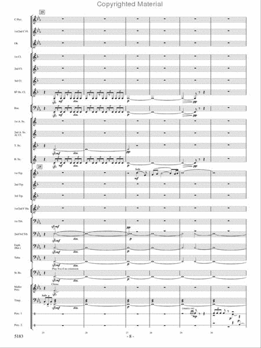 Portrait of Freedom Portrait of Freedom Concert Band scores gallery preview page 7