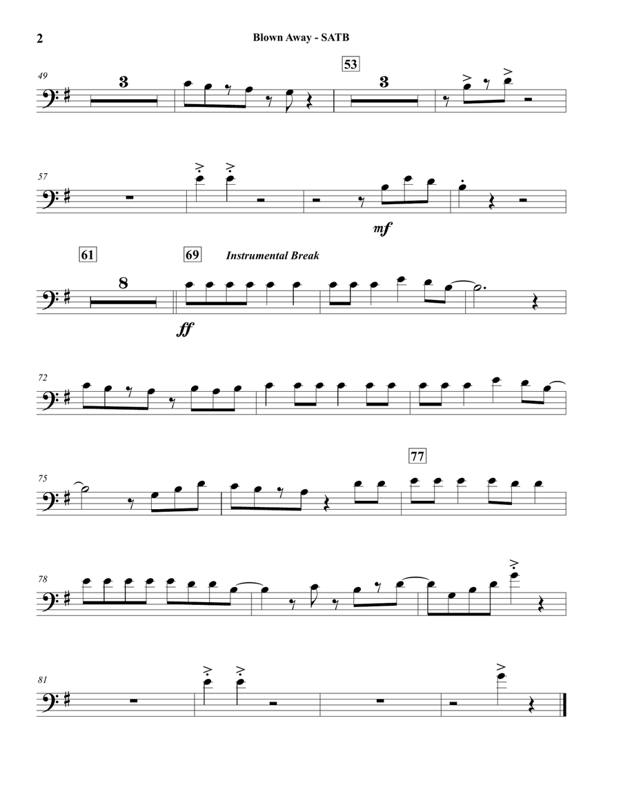 Blown Away Concert Band scores gallery preview page 4