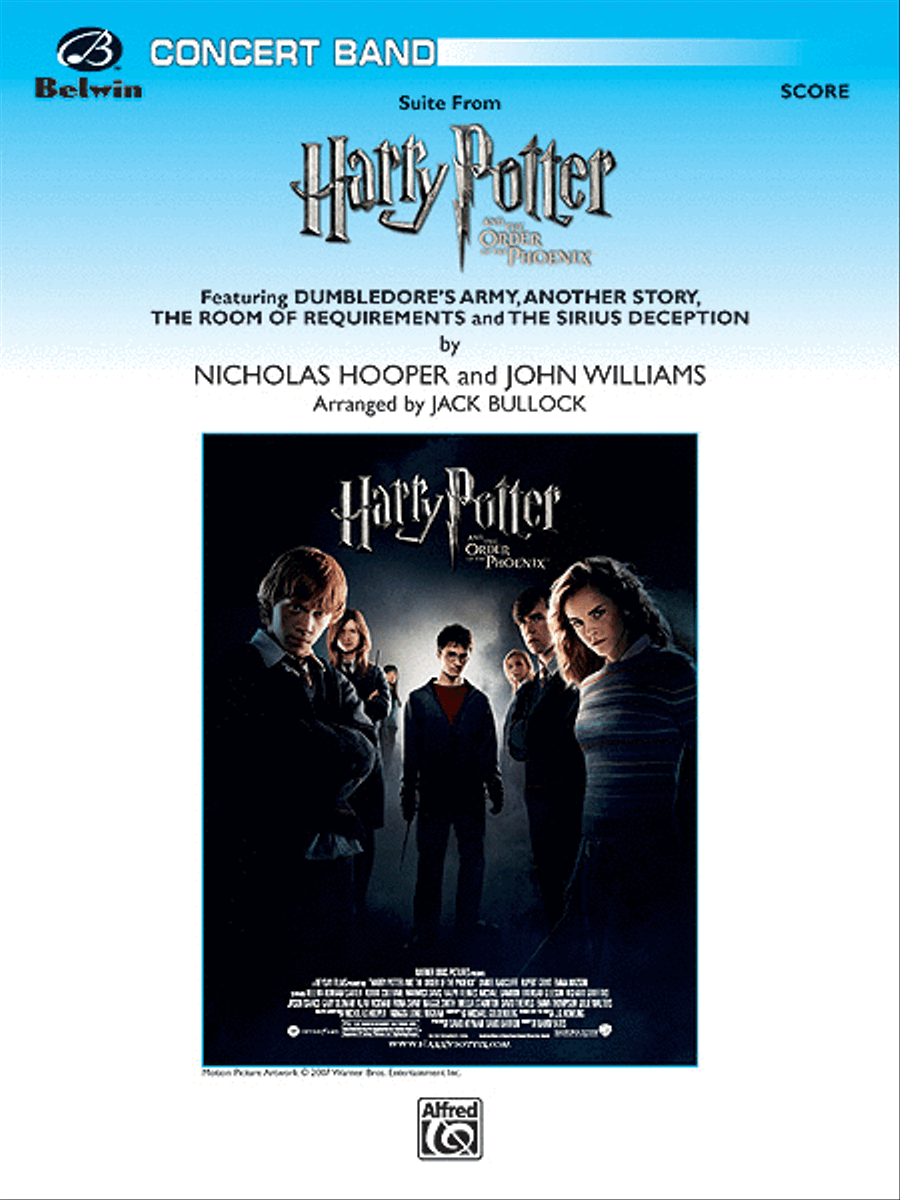 Harry Potter and the Order of the Phoenix, Suite from Concert Band scores gallery preview page 1