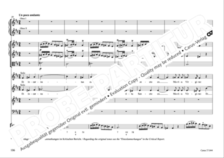Messa per il Santissimo Natale 4-Part scores gallery preview page 97
