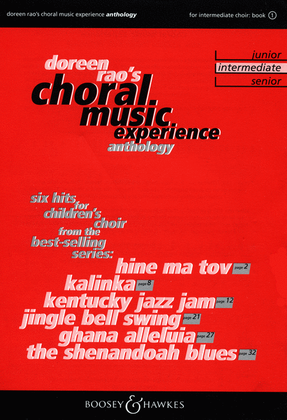 Book cover for Choral Music Experience Anthology