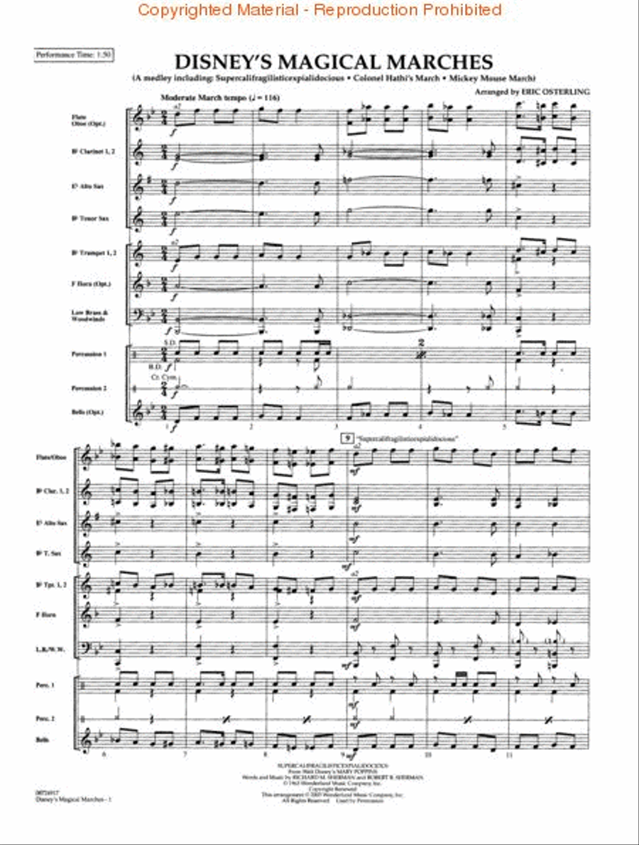 Disney's Magical Marches Concert Band scores gallery preview page 2