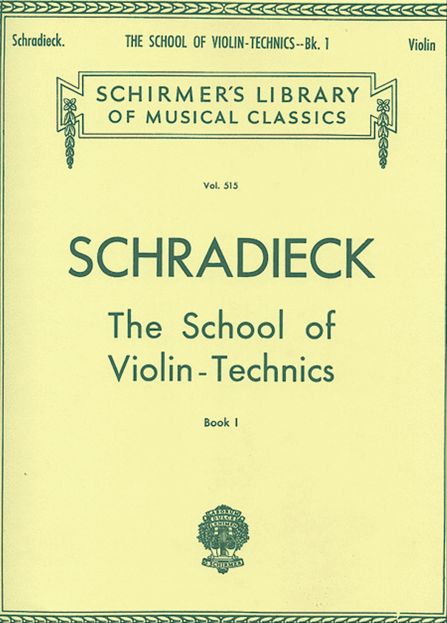 School Of Violin Technics - Book 1 For Violin