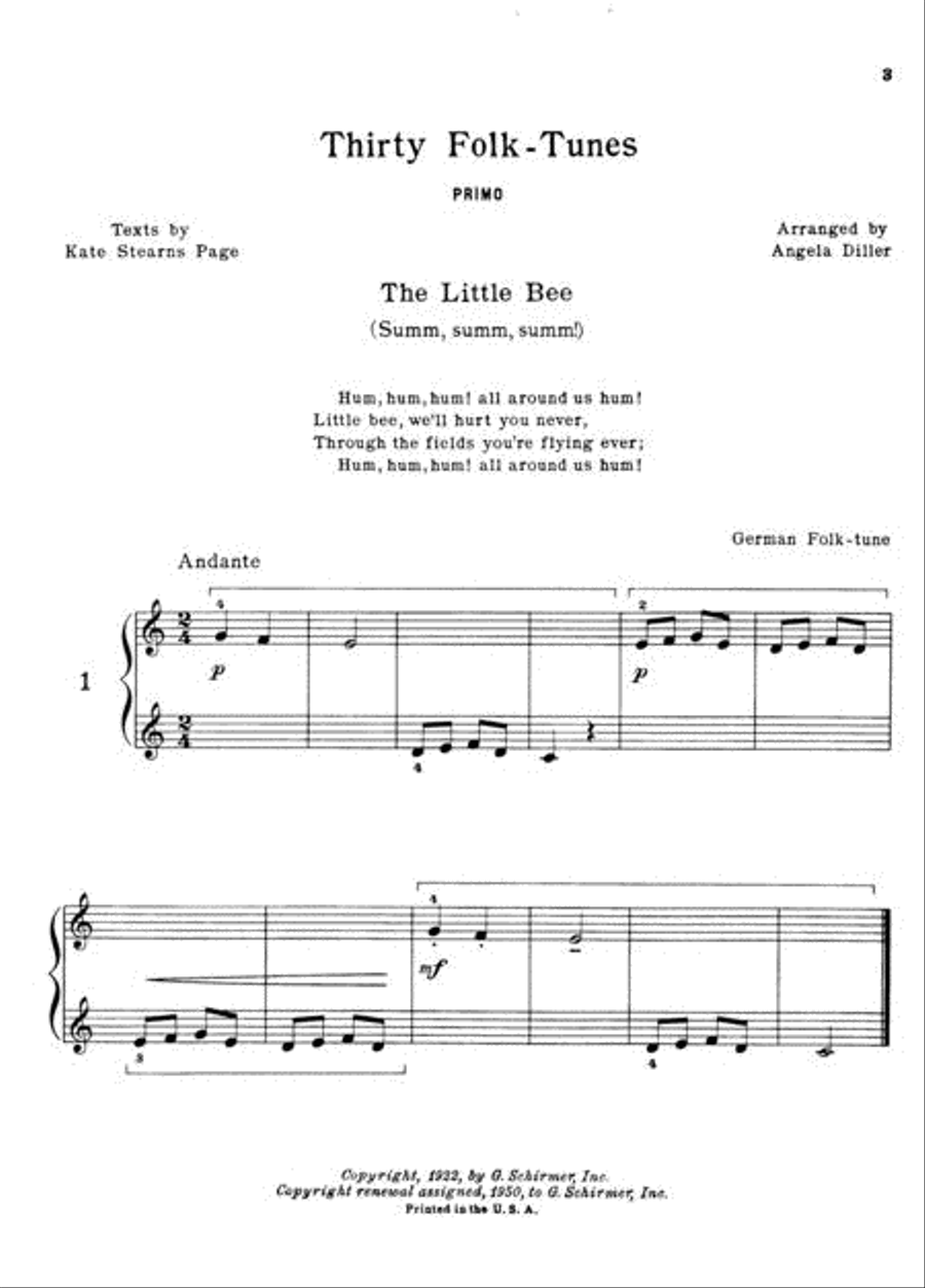 Green Duet Book for Beginners Piano Duet scores gallery preview page 3