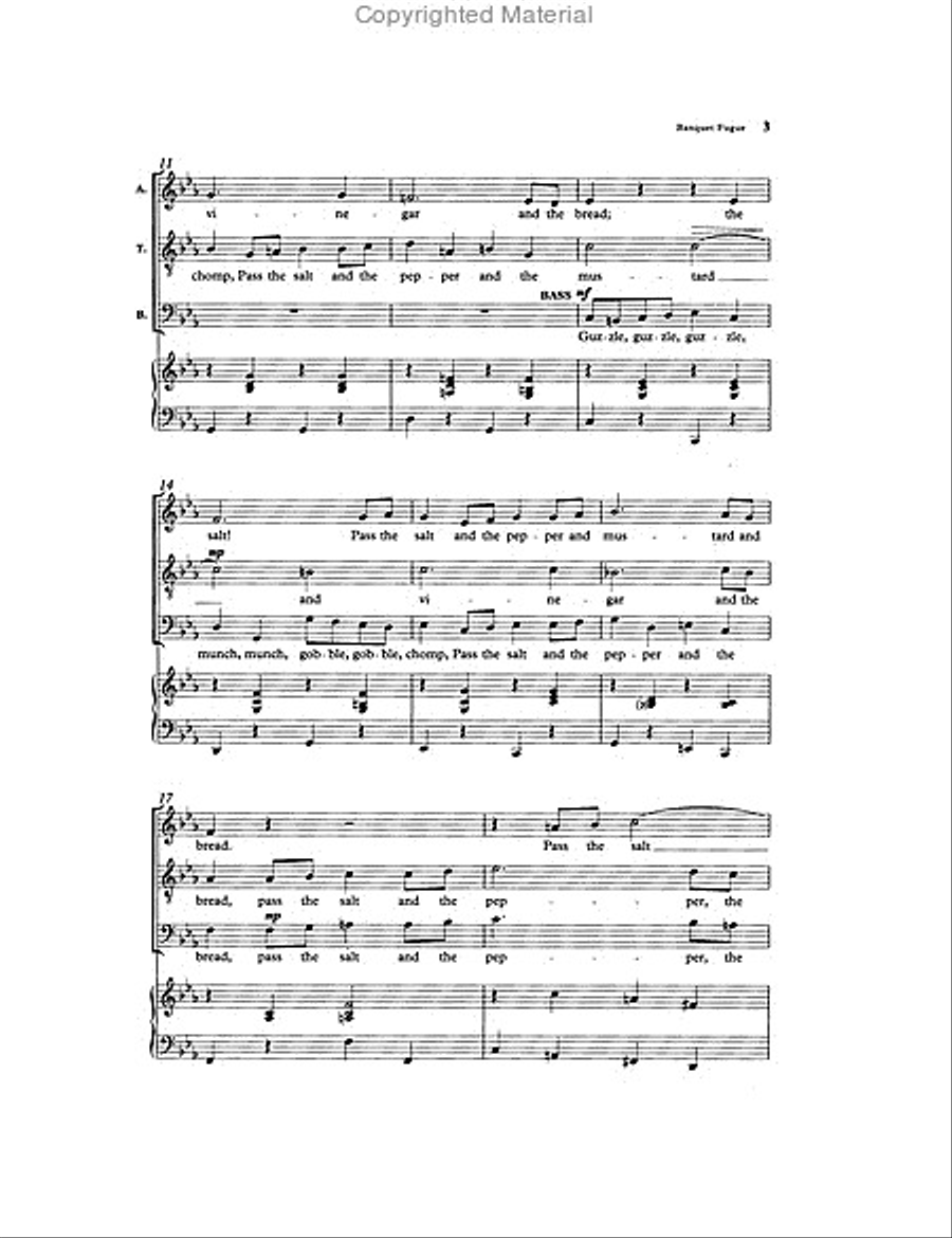 Encores for Choirs 1 4-Part scores gallery preview page 3