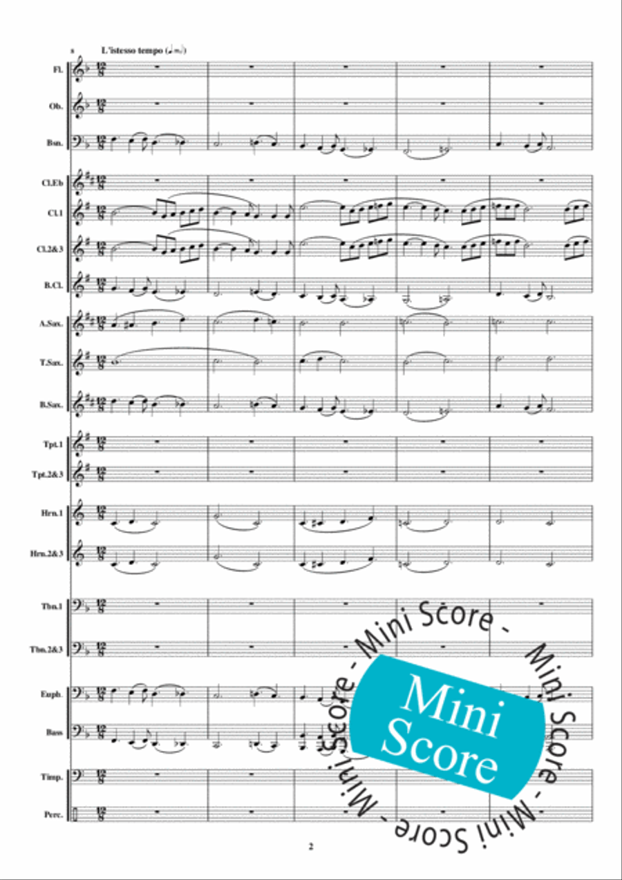 Regina Coeli Concert Band scores gallery preview page 8