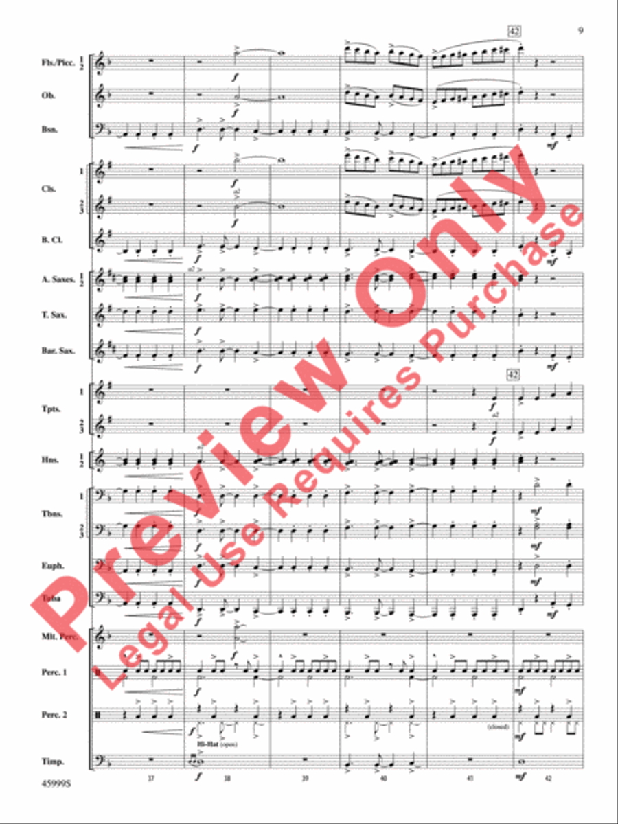 The Blue Ridge Concert Band scores gallery preview page 10