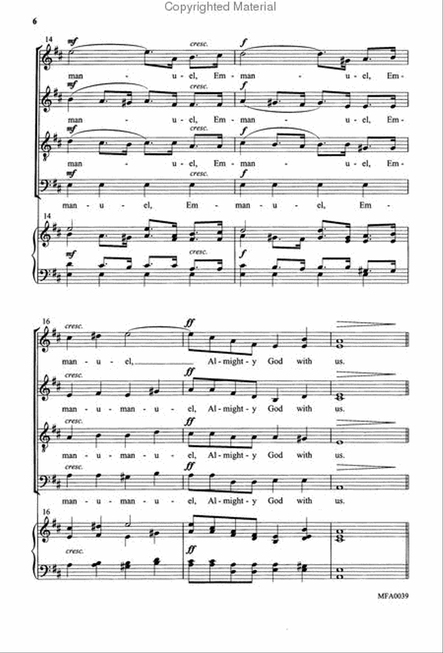 Emmanuel Emmanuel 4-Part scores gallery preview page 3