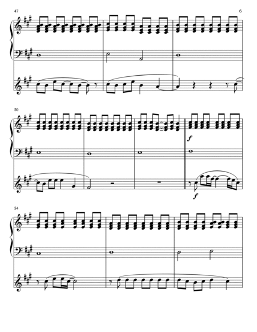 Somewhere Only We Know Somewhere Only We Know Score and Parts scores gallery preview page 6