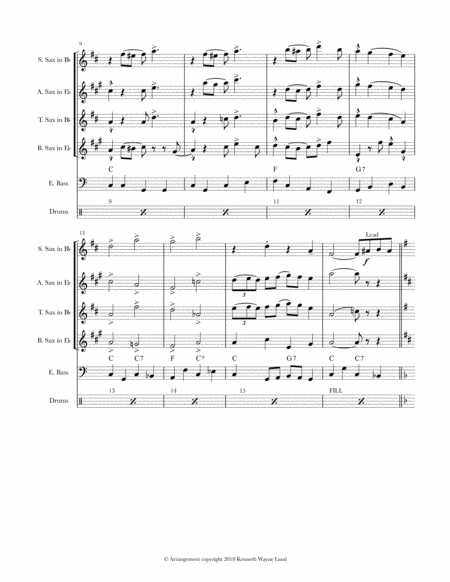 Alexander's Ragtime Band (Sax Quartet) image number null