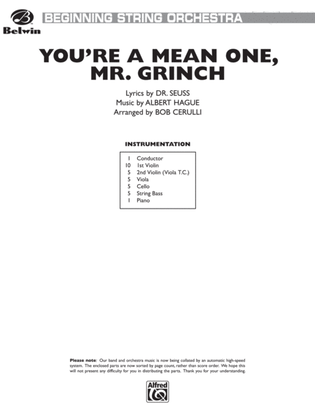 You're a Mean One, Mr. Grinch: Score