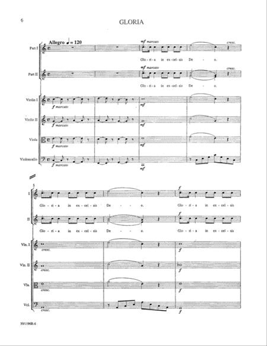 Messe Brève - Conductor's Score Conductor Score scores gallery preview page 6
