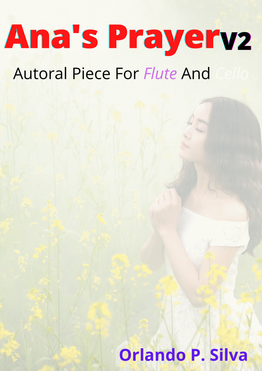 Ana's Prayer A Flute Music Sheet For Flute And Cello Flute scores gallery preview page 1