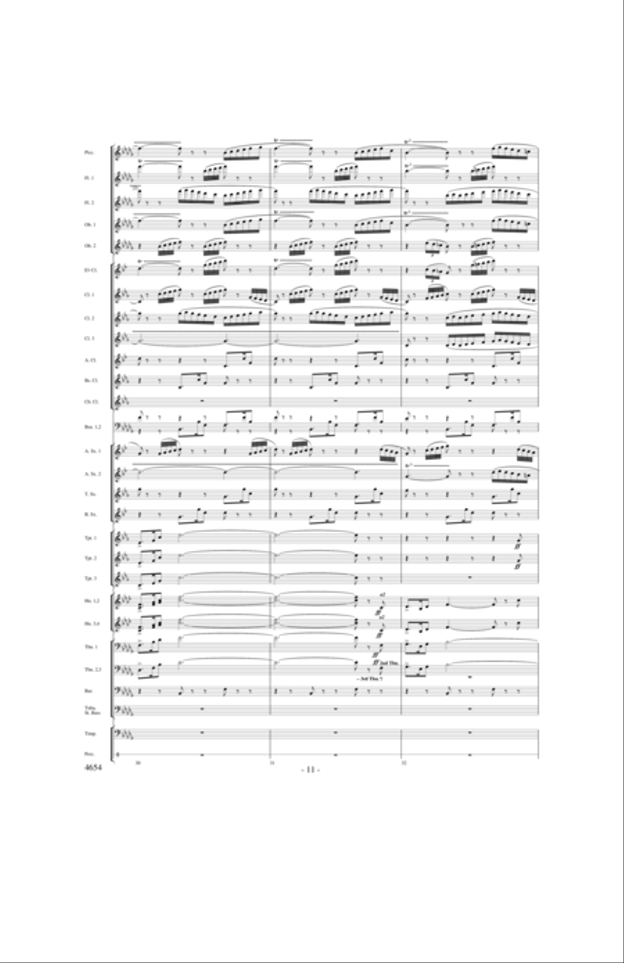 Ride of the Valkyries Concert Band scores gallery preview page 10
