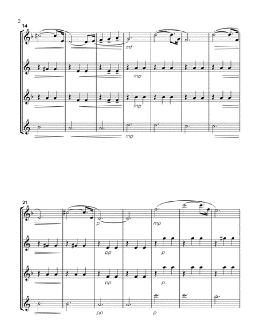 La Dispute Woodwind Quartet scores gallery preview page 2