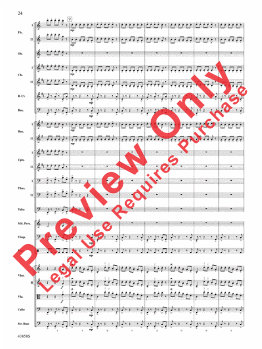 A Northumbrian Folk Song Suite Full Orchestra scores gallery preview page 25