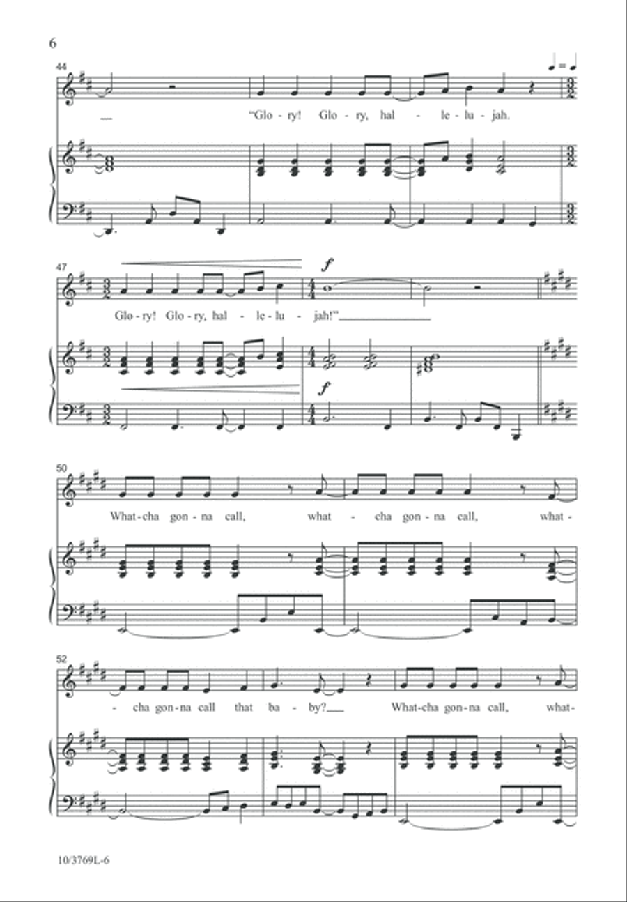 Call Him Jesus Call Him Jesus Unison Choir scores gallery preview page 6
