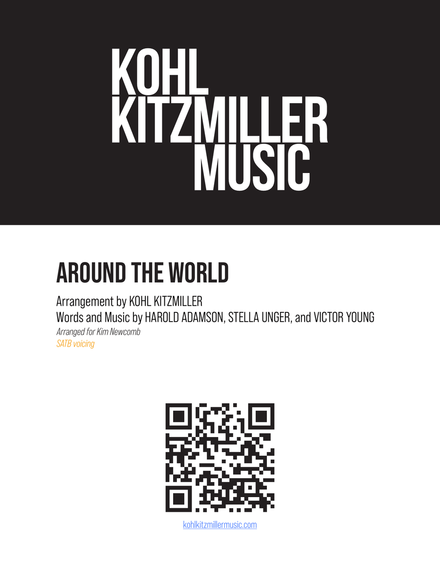 Around The World Around The World 4-Part scores gallery preview page 1