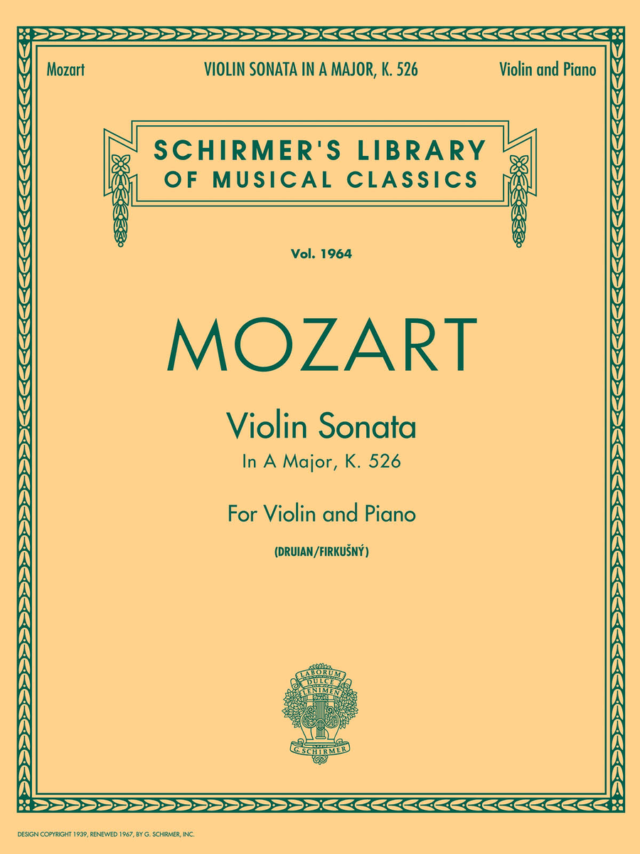 Sonata in A, K.526