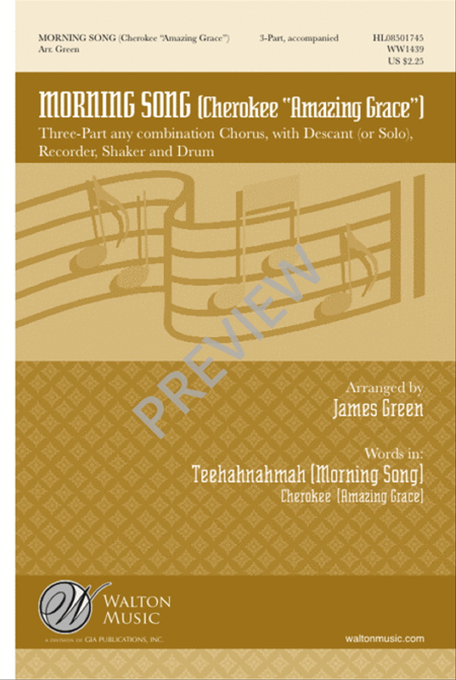 Morning Song (Three-part) 3-Part scores gallery preview page 2