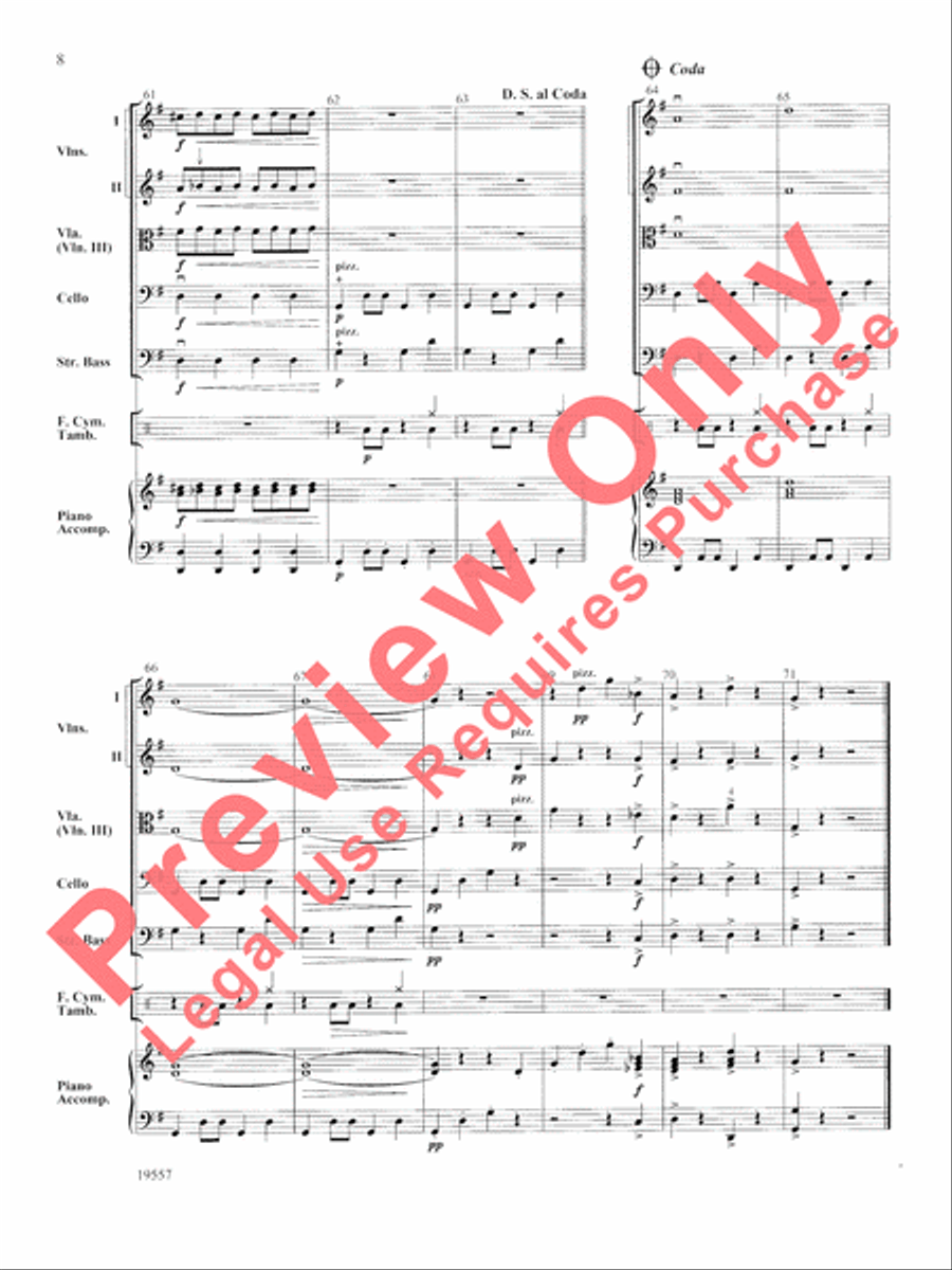 Sahara Crossing String Orchestra scores gallery preview page 9