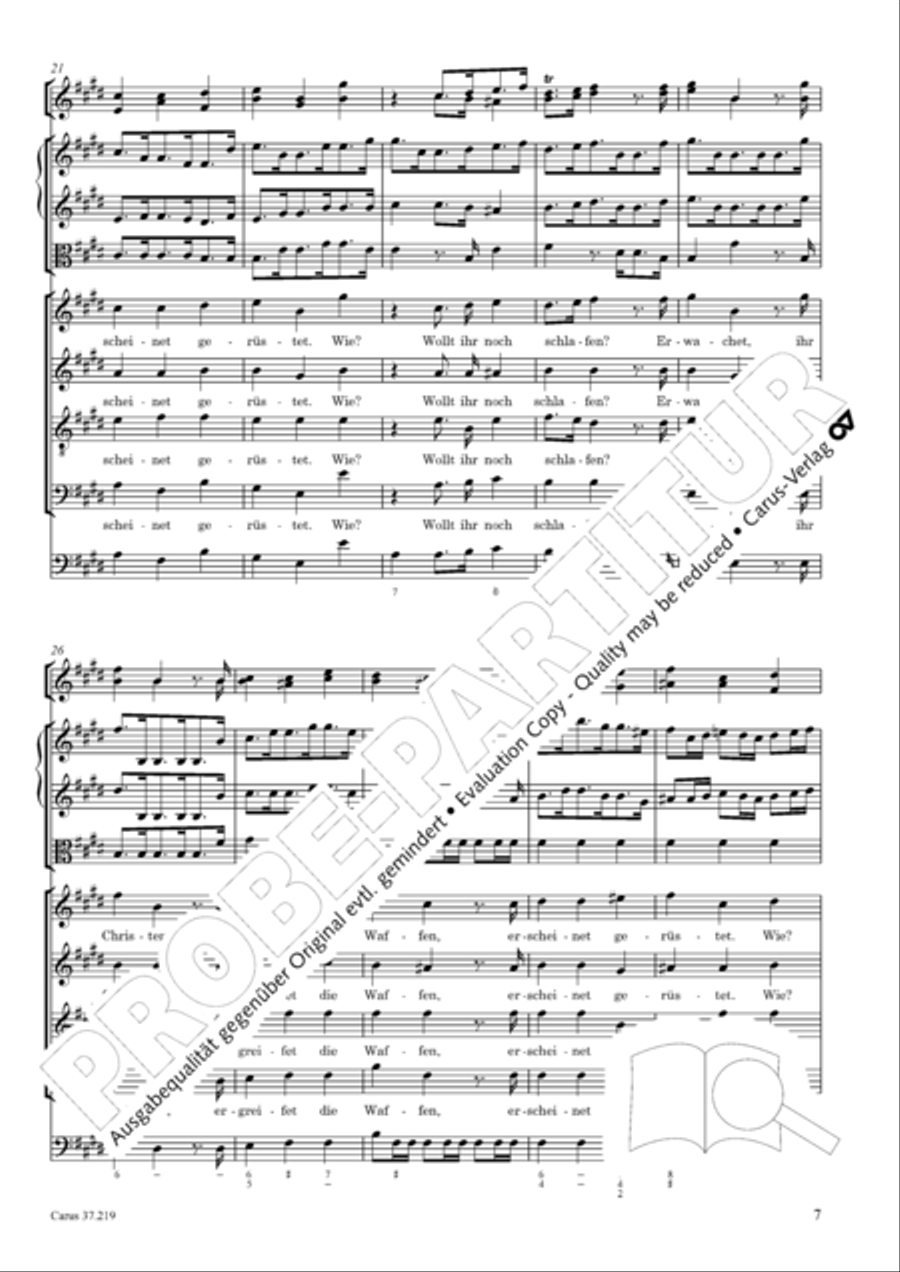 Erwachet, ihr Christen STB scores gallery preview page 8