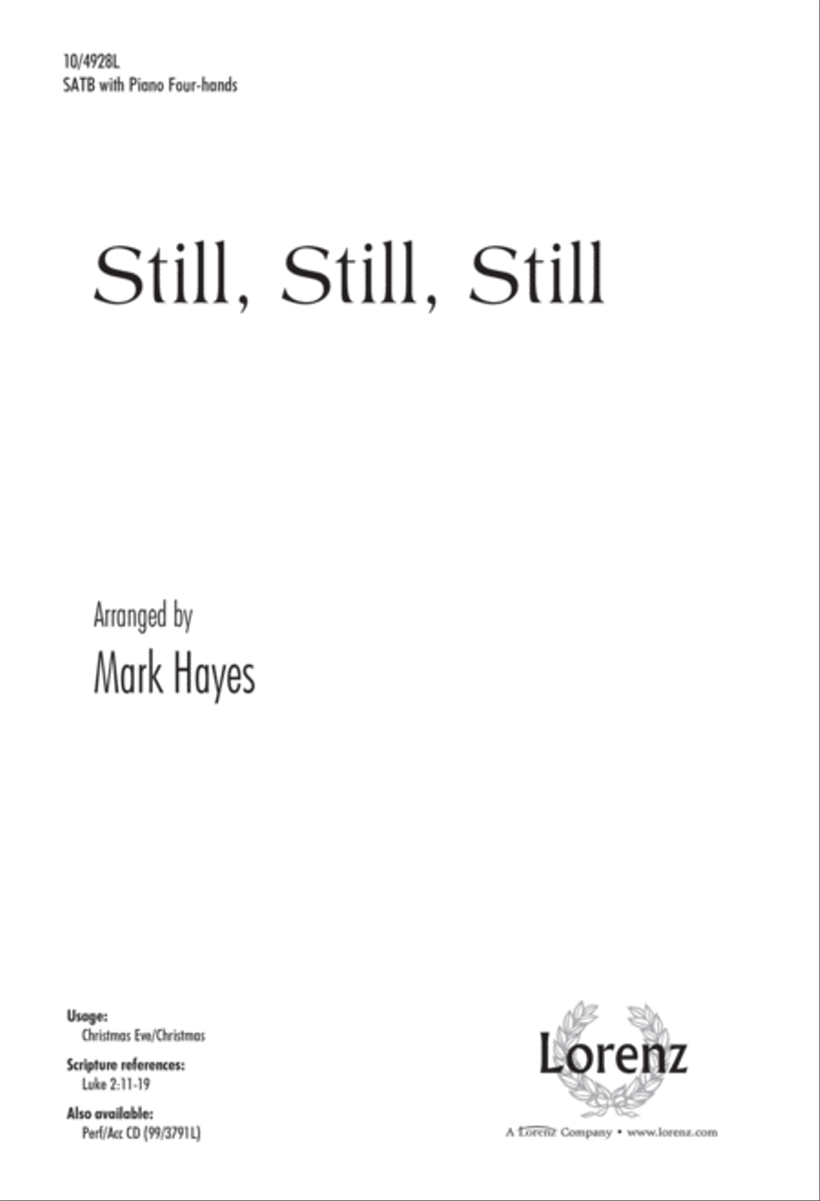 Still, Still, Still 4-Part scores gallery preview page 1