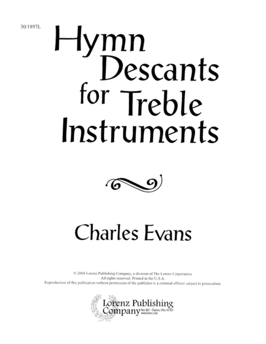 Hymn Descants for Treble Instruments