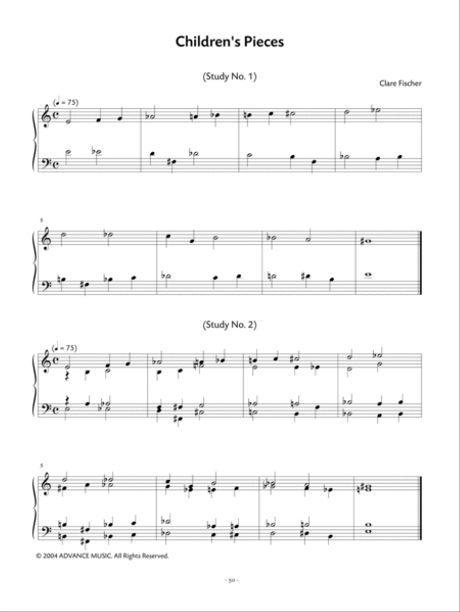 The Music of Clare Fischer Small Ensemble scores gallery preview page 10