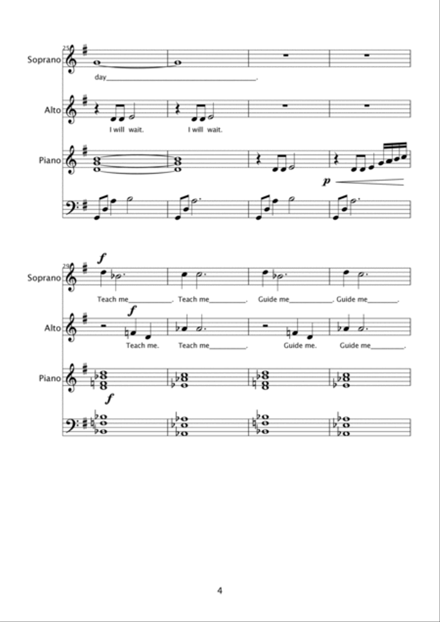 I Will Wait SA scores gallery preview page 4