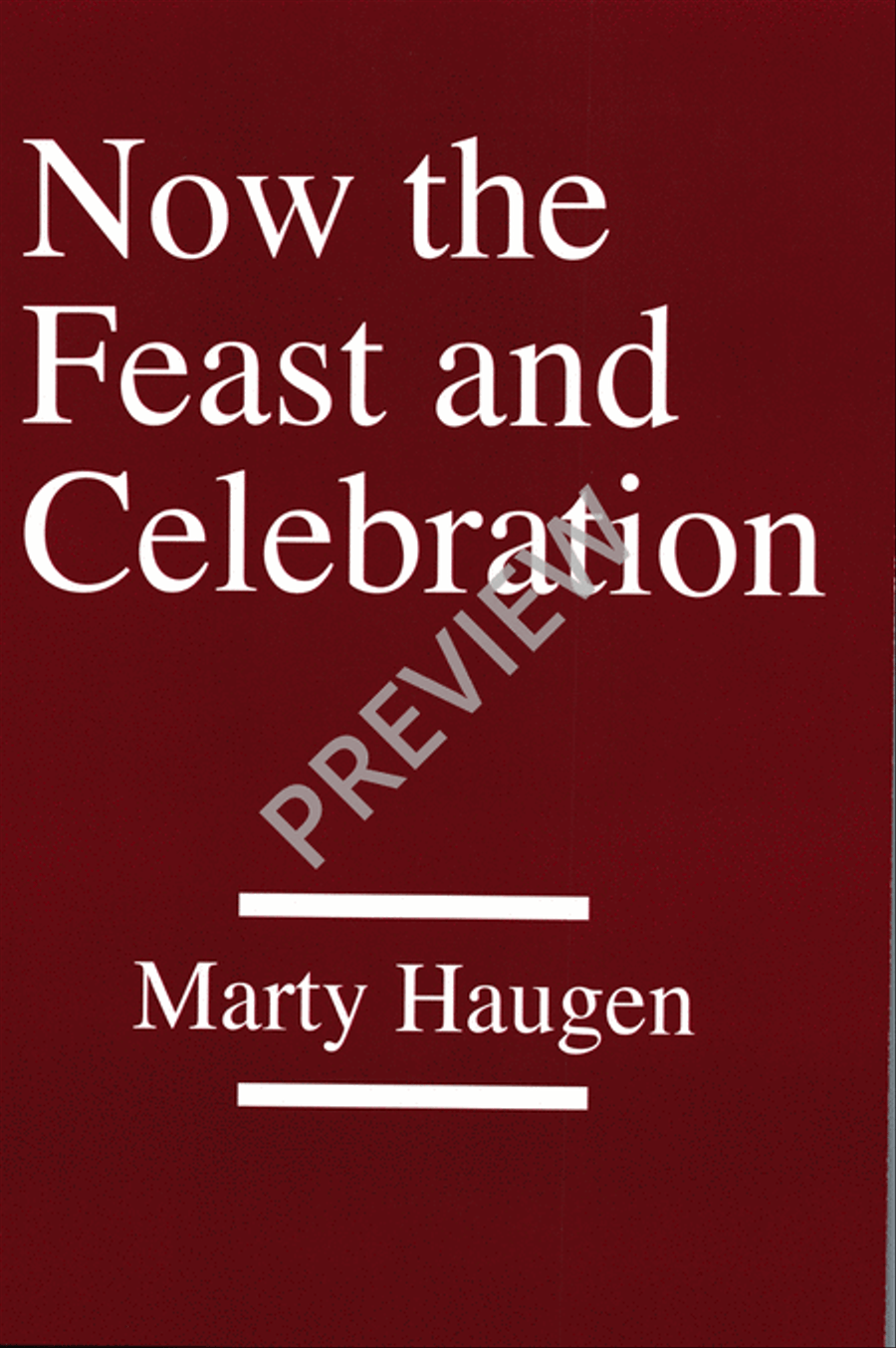 Now the Feast and Celebration 4-Part scores gallery preview page 2