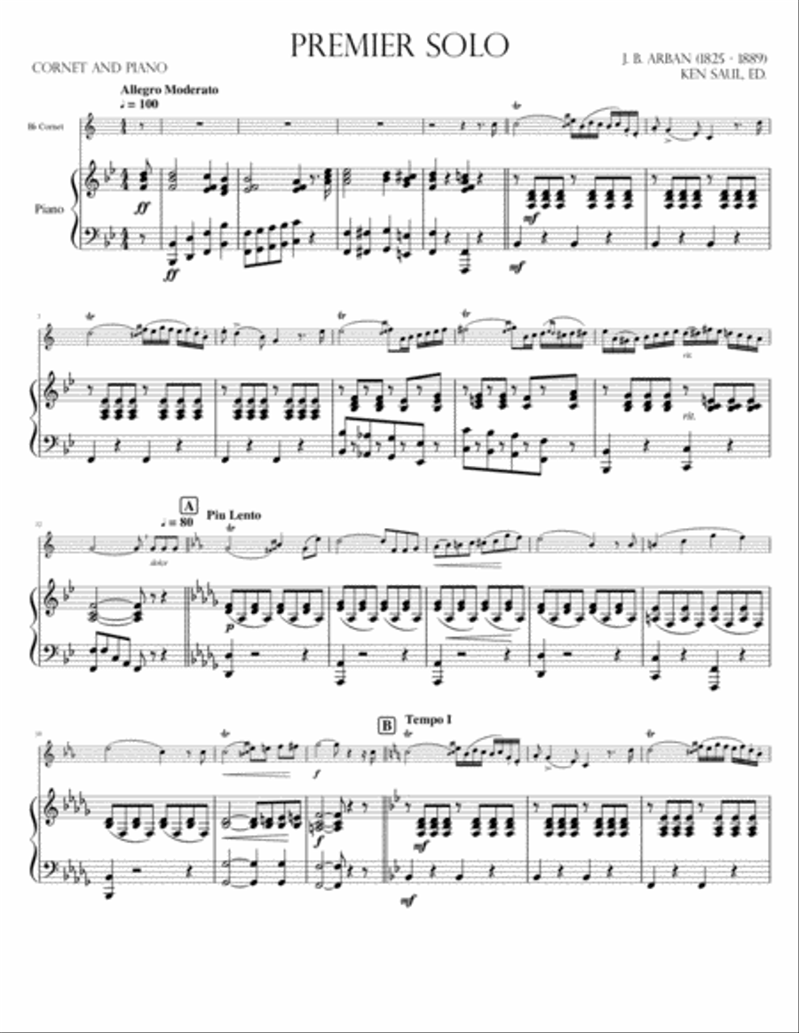 Arban cornet on sale