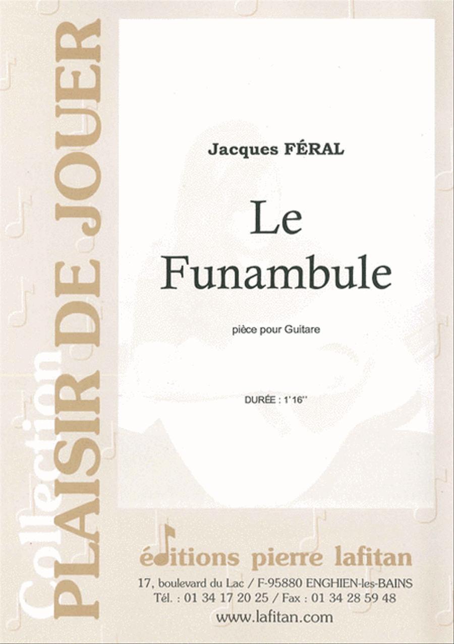 Le Funambule Guitar scores gallery preview page 1