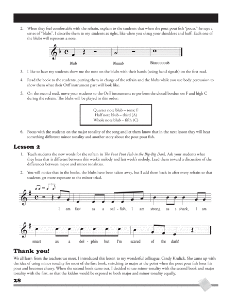 Awesome Books with Musical Hooks CD scores gallery preview page 8