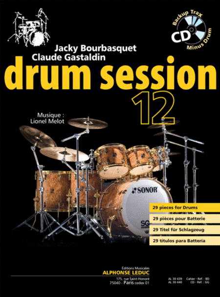 Drum Session 12 29 Pieces Pour Batterie (livre + Cd Al30440)