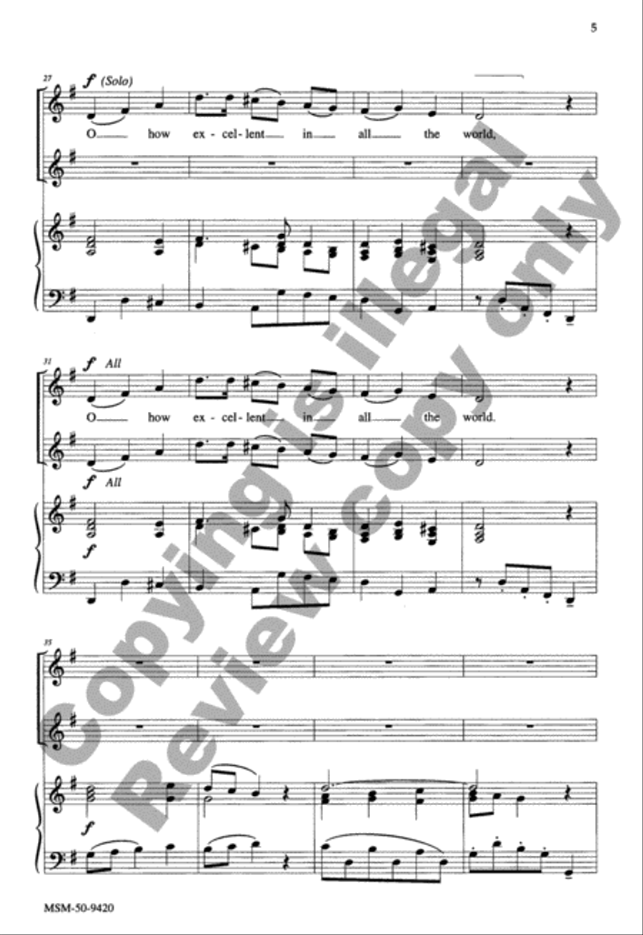 O God, Creator 2-Part scores gallery preview page 4