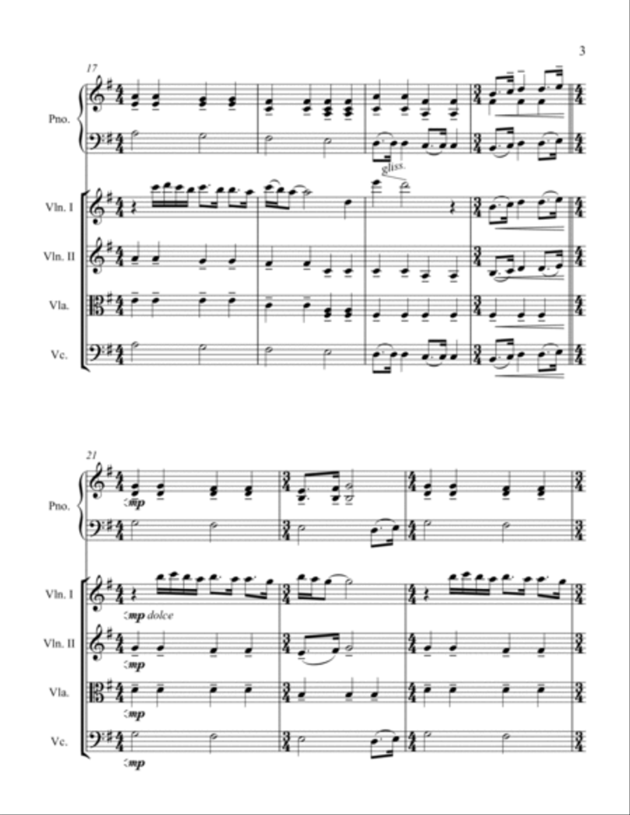 All You Need Is Love String Quartet scores gallery preview page 3