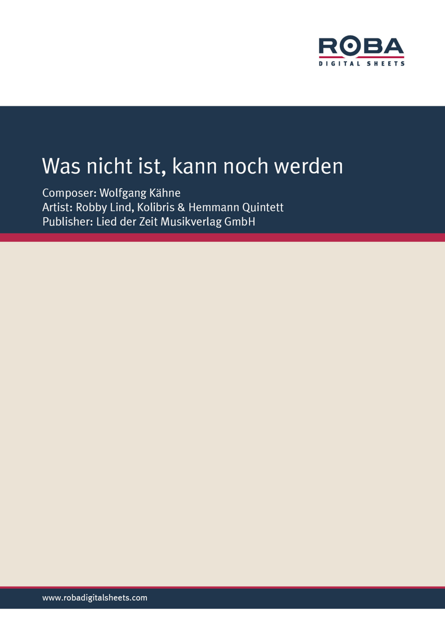 Was nicht ist, kann noch werden
