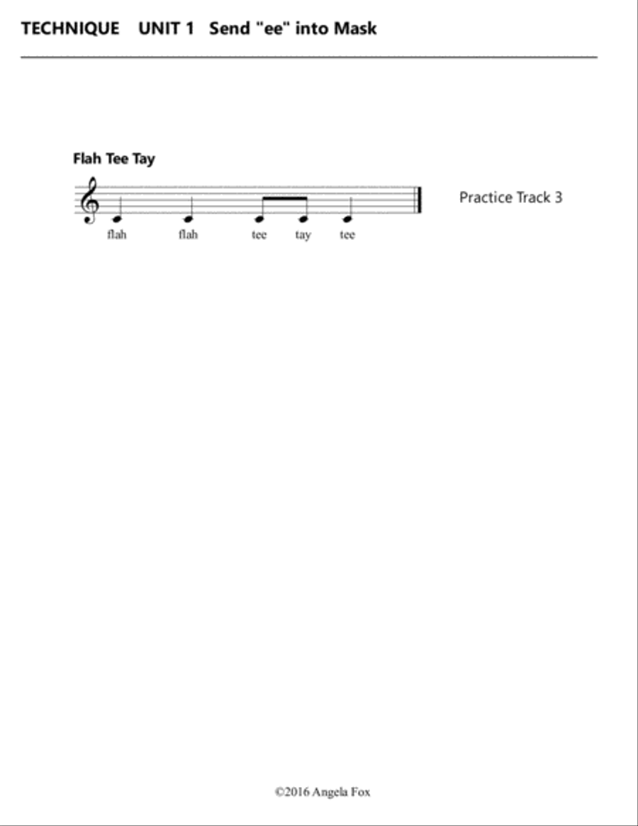 Healthy Vocal Development: Technique Exercises Level 2A Voice scores gallery preview page 4