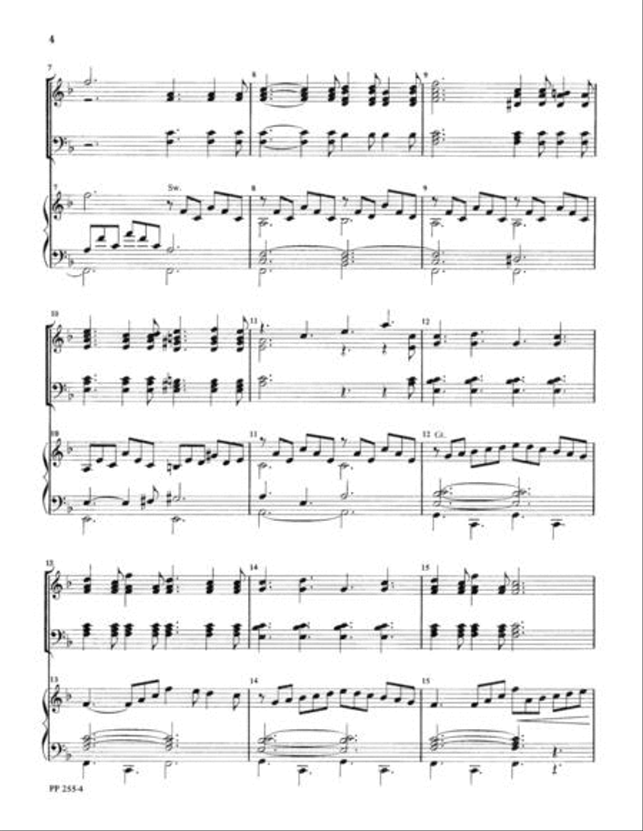 O Holy Night - Organ Score Organ scores gallery preview page 4