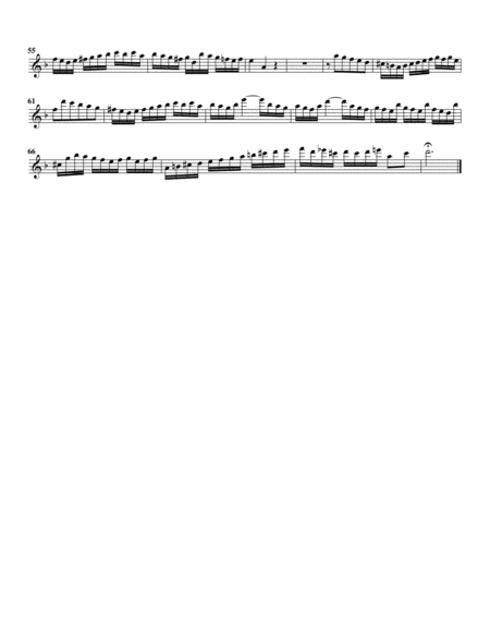 Aria: Tritt auf die Glaubensbahn from Cantata BWV 152 (arrangement for 3 recorders)