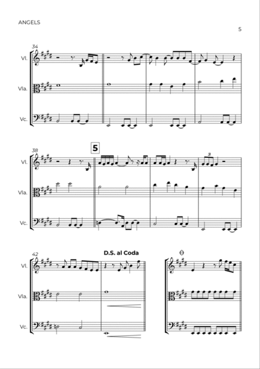 Angels String Trio scores gallery preview page 5