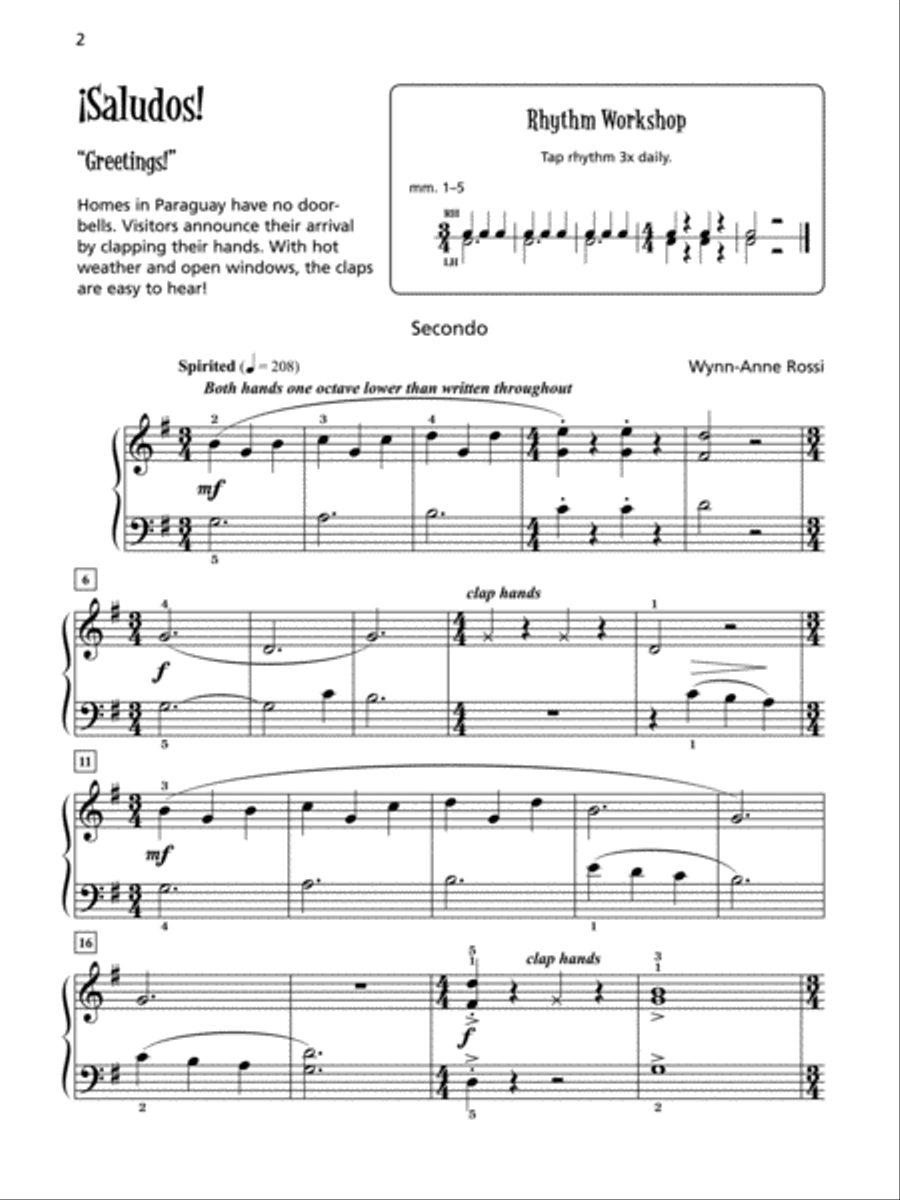 MAosica Latina para Dos, Book 1 Small Ensemble scores gallery preview page 3