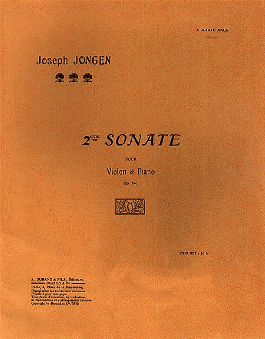 Sonata No. 2, Op. 34