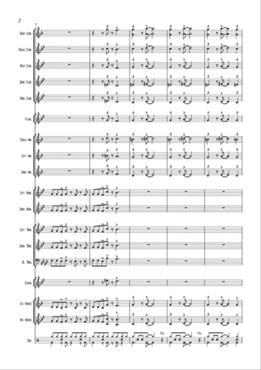 Get Ready Get Ready Brass Band scores gallery preview page 3