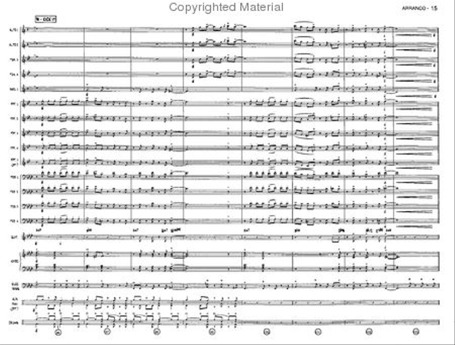 Arranco Jazz Ensemble scores gallery preview page 14