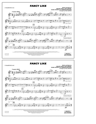 Fancy Like (arr. Paul Murtha) - Eb Baritone Sax