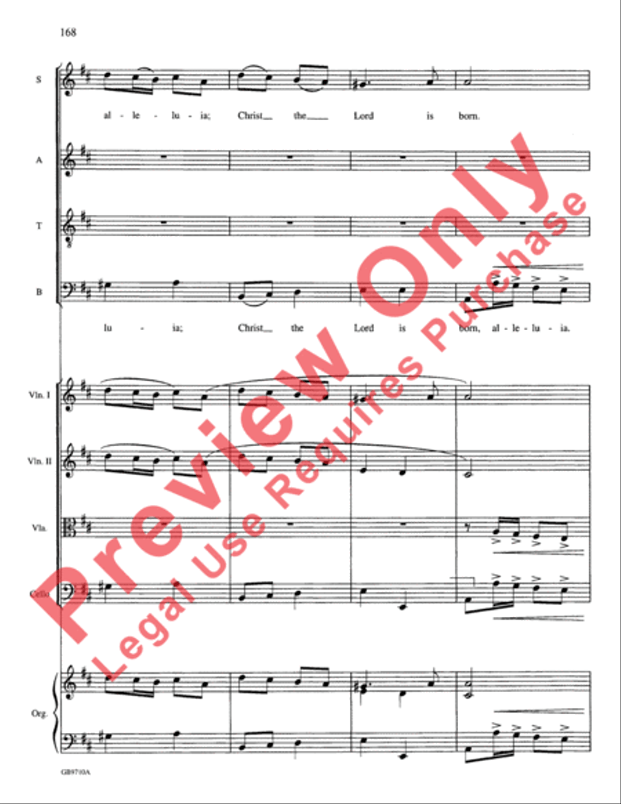A Festival of Lessons and Carols Choir scores gallery preview page 169